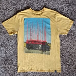 Vans Special Delivery Shawn Powers Collection Yellow Graphic T-Shirt
